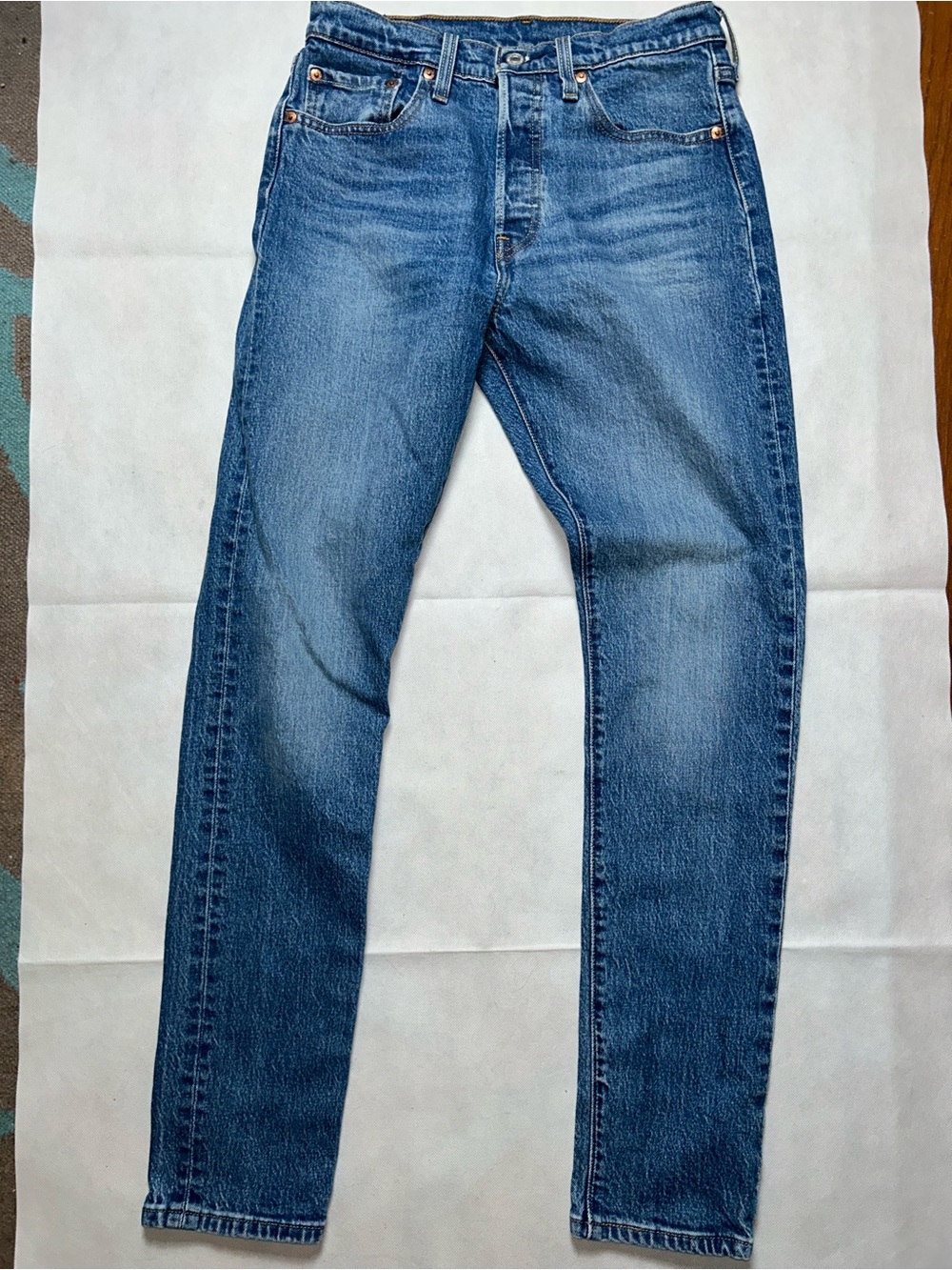 Levis premium 501 skinny 28 x 32